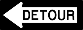 Detour Decal / Sticker 03