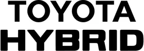 Toyota Hybrid Decal / Sticker 06