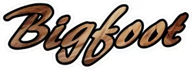 Bigfoot RV Decal / Sticker 08