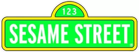 Sesame Street Sign Decal / Sticker 02]