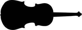 Violin Decal / Sticker 02