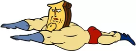 Powdered Toast Man Decal / Sticker 02