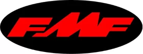 Black and Red FMF Decal / Sticker 06
