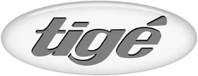 Simulated 3D Domed Tige Decal / Sticker