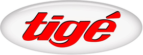 Simulated 3D Domed Tige Decal / Sticker 14