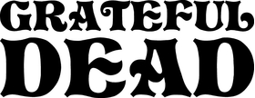 Grateful Dead Lettering Decal / Sticker 11