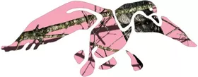 Pink Camo Duck Hunting Decal / Sticker