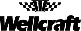 Wellcraft Checkered Flag Decal / Sticker 03