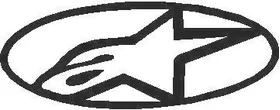 Alpinestars Logo  Decal / Sticker