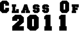 Class Of 2011 Decal / Sticker