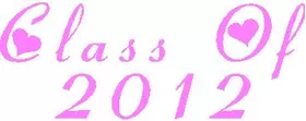 Class Of 2012 Decal / Sticker