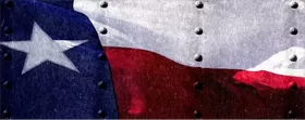 Texas Flag Decal / Sticker 02