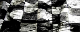 Checkered Flag Rock Decal / Sticker 107