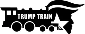 TRUMP TRAIN Decal / Sticker 12