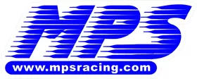 Blue and White MPS Racing Decal / Sticker 02