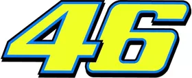 46 Valentino Rossi Decal / Sticker c