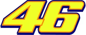 46 Valentino Rossi Decal / Sticker f