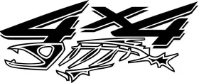 Z 4x4 Piranha Decal / Sticker Design 52