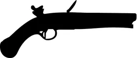 Flintstock Pistol Gun Decal / Sticker