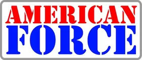 American Force Wheels Decal / Sticker 02