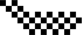 Checkered Flag Decal / Sticker 90