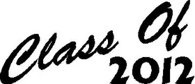 Class Of 2012 Decal / Sticker