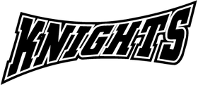 Knights Mascot Decal / Sticker