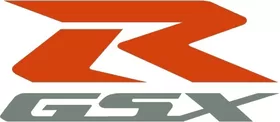 Orange and Silver GSXR Decal / Sticker