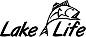 Lake Life Fish Decal / Sticker 04