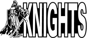 Knights Mascot Decal / Sticker