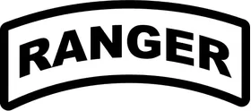 Ranger Rocker Decal / Sticker 01a