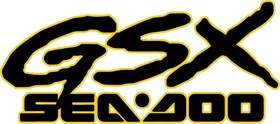 Yellow and Black Sea-Doo GSX Decal / Sticker 39