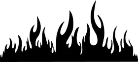 Flames Decal / Sticker 88