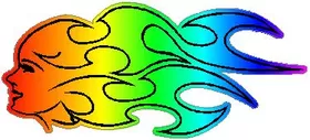 Rainbow Graphic Decal / Sticker