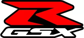 Black, Red and White GSXR Decal / Sticker