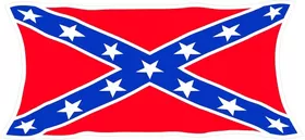 Rebel / Confederate Flag Decal / Sticker 61