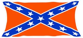 Rebel / Confederate Flag Decal / Sticker 72