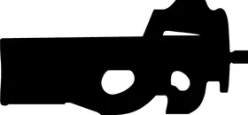 P90 Gun Decal / Sticke