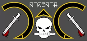 Top Gun Hangman Helmet Decal / Sticker Set 04