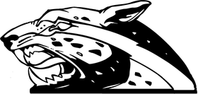 Cheetahs Mascot Decal / Sticker