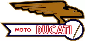 Moto Ducati Decal / Sticker 11