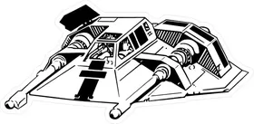 Snow Speeder Decal / Sticker 01