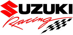 Full Color Suzuki Racing Decal / Sticker 06