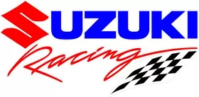 Full Color Suzuki Racing Decal / Sticker 05