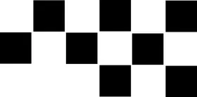 Checkered Flag Decal / Sticker 91