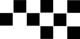 Checkered Flag Decal / Sticker 91