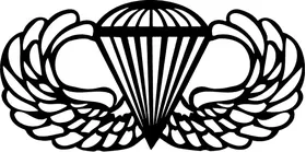 Army Jump Wings Decal / Sticker 01