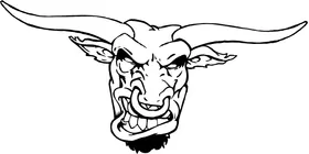 Bulls Mascot Decal / Sticker