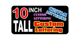 z2 Custom Lettering 10 Inch Tall Decal / Sticker