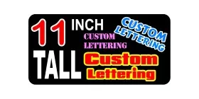 z2 Custom Lettering 11 Inch Tall Decal / Sticker